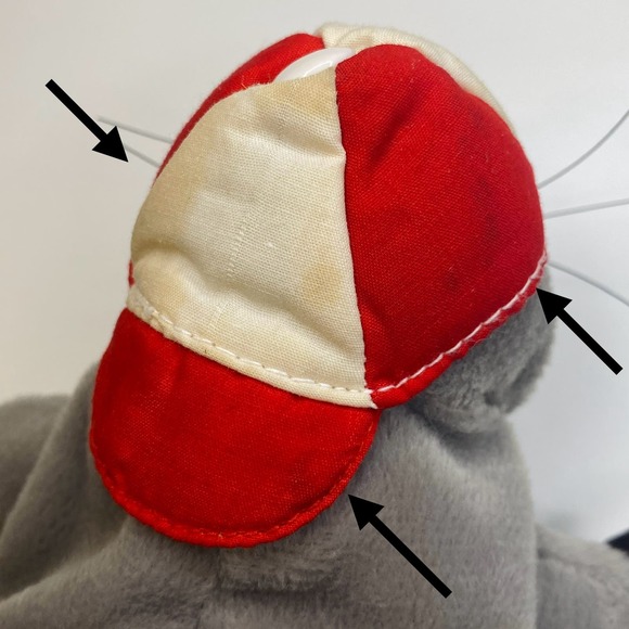 Vintage 1997 Coca-Cola Beanie Plush Seal Wearing Baseball Cap & Holding Coke - Picture 8 of 8